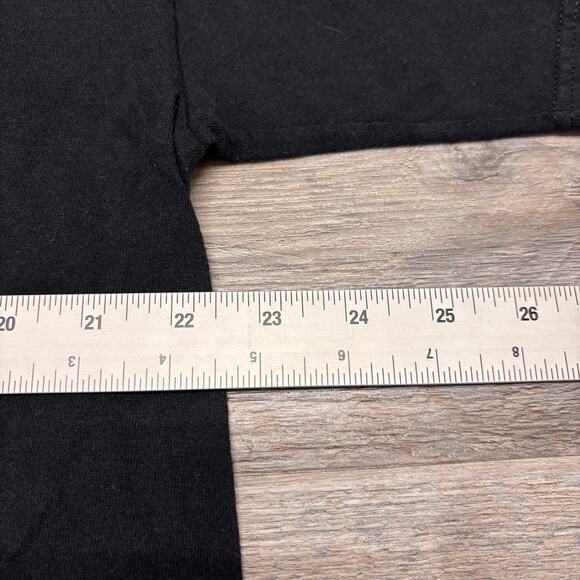 Avirex‎ T-Shirt Black Mens XL Goth Eagle Wing Skull Grunge Y2K Mallgoth Graphic - Picture 5 of 7